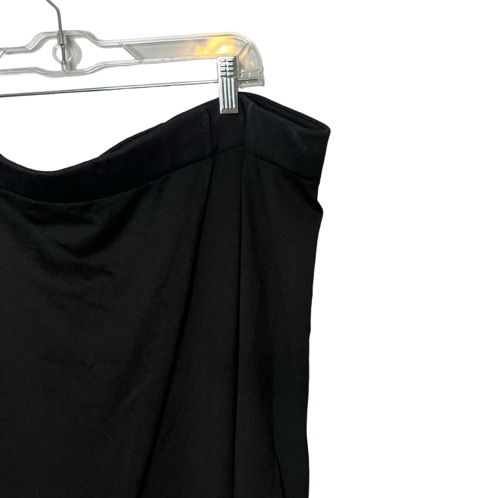 Vince Asymmetrical Overlap Skirt Black Size XXXL - Picture 4 of 7